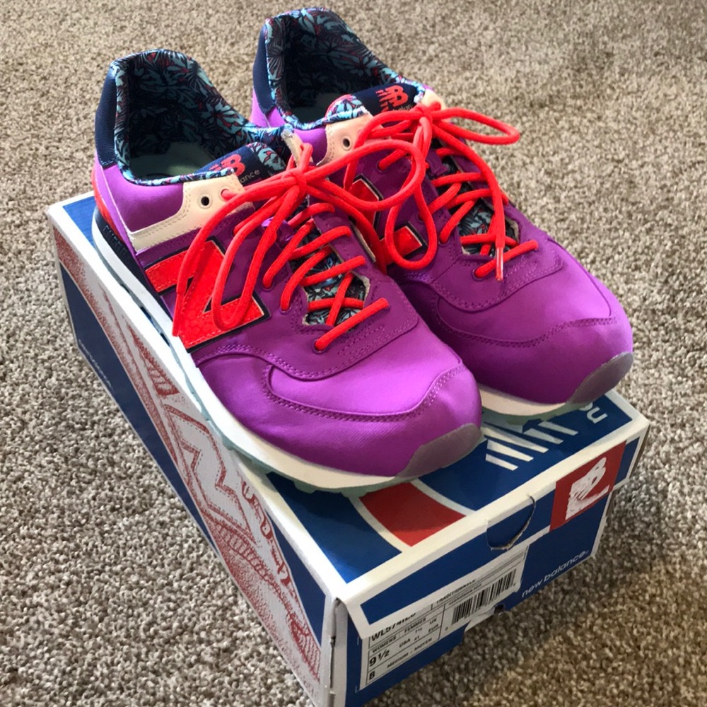 Women’s New Balance 574 Pink Purple